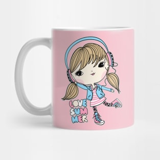 Love Summer Girl Mug